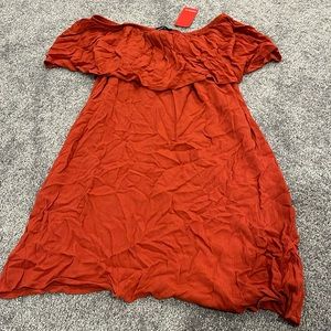 NWT Off the Shoulder Mini Dress